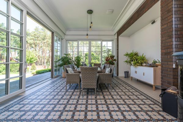 Brown Table with Chairs